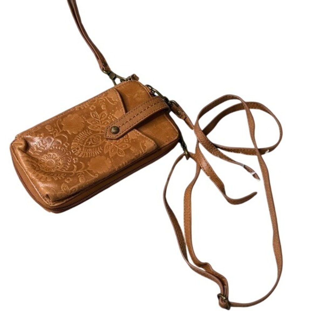 The Sak Brown Wristlet Clutch With Crossbody Strap - Picture 6 of 6